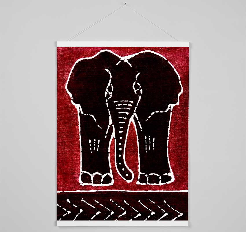 Aboriginal Red Elephant