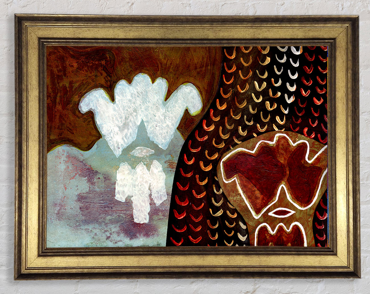 Aboriginal Mirage Framed Print