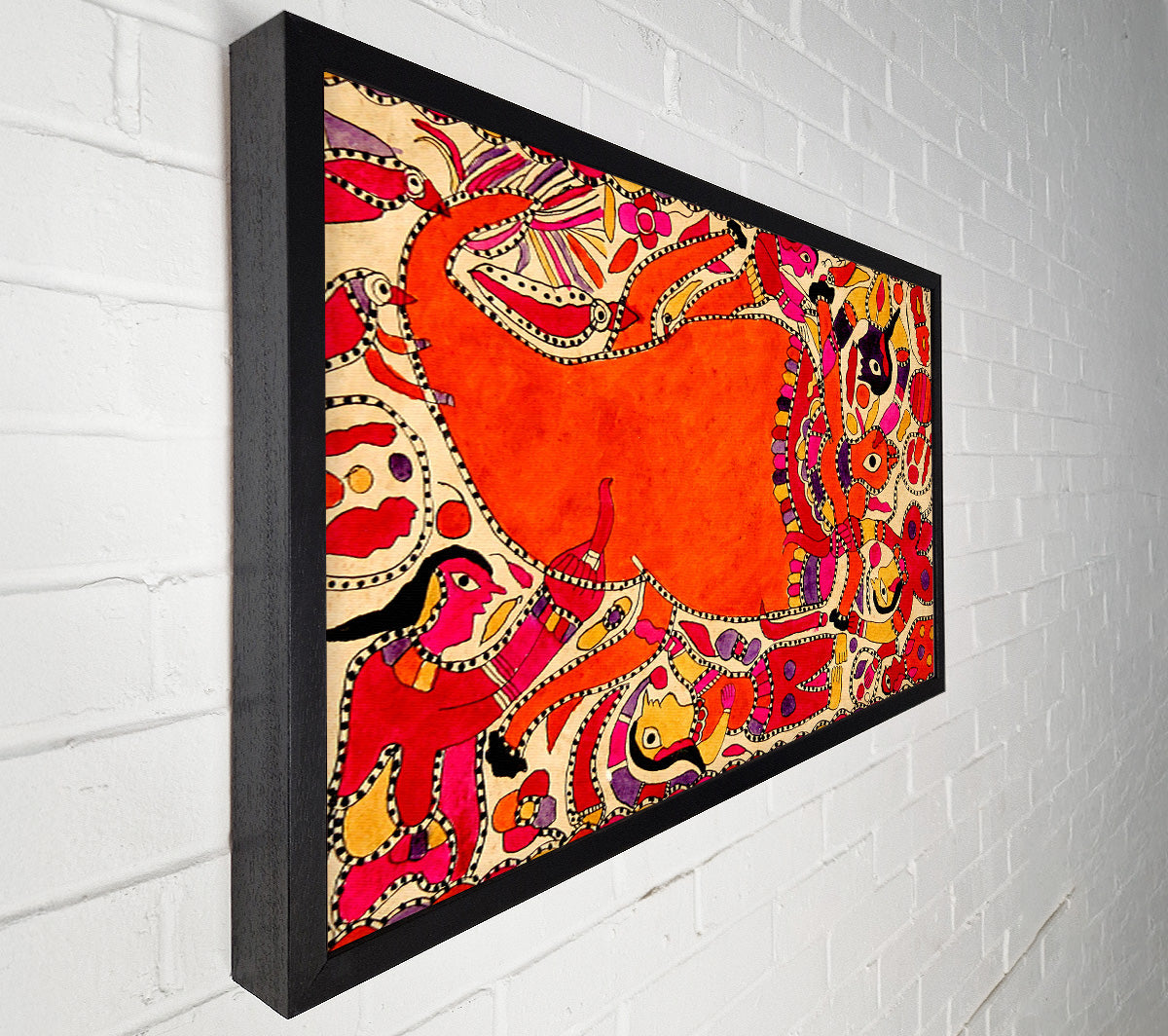 Aboriginal Madhubani Canvas Wall Art