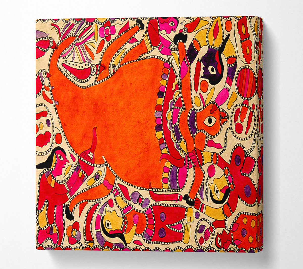 Aboriginal Madhubani Canvas Wall Art