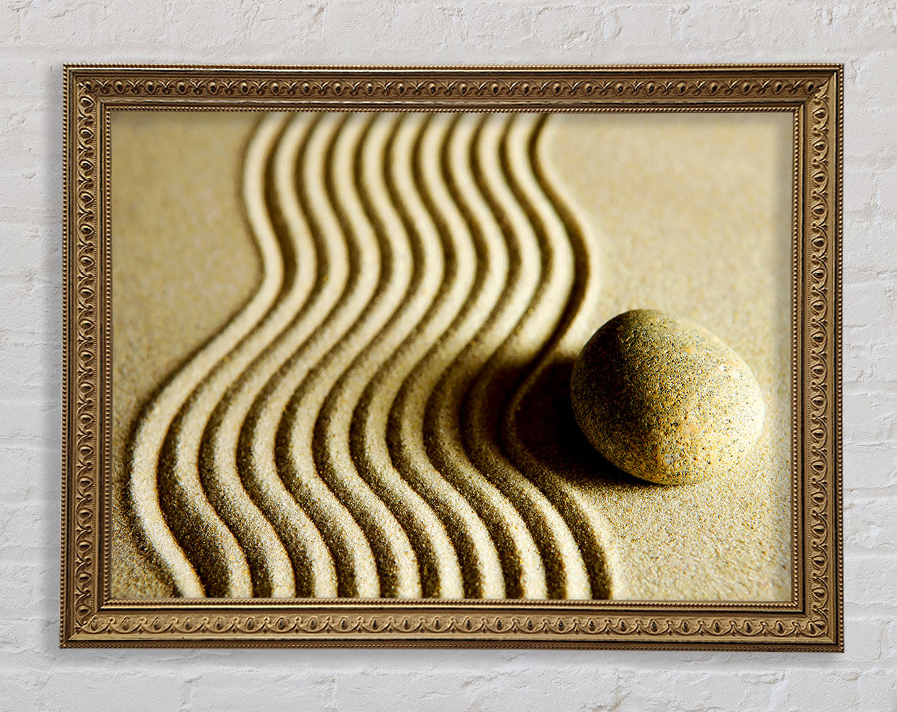 The Perfect Sand Garden Framed Print