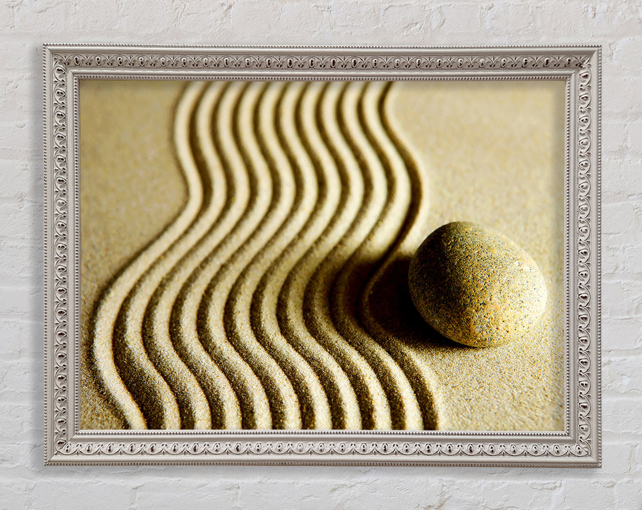The Perfect Sand Garden Framed Print