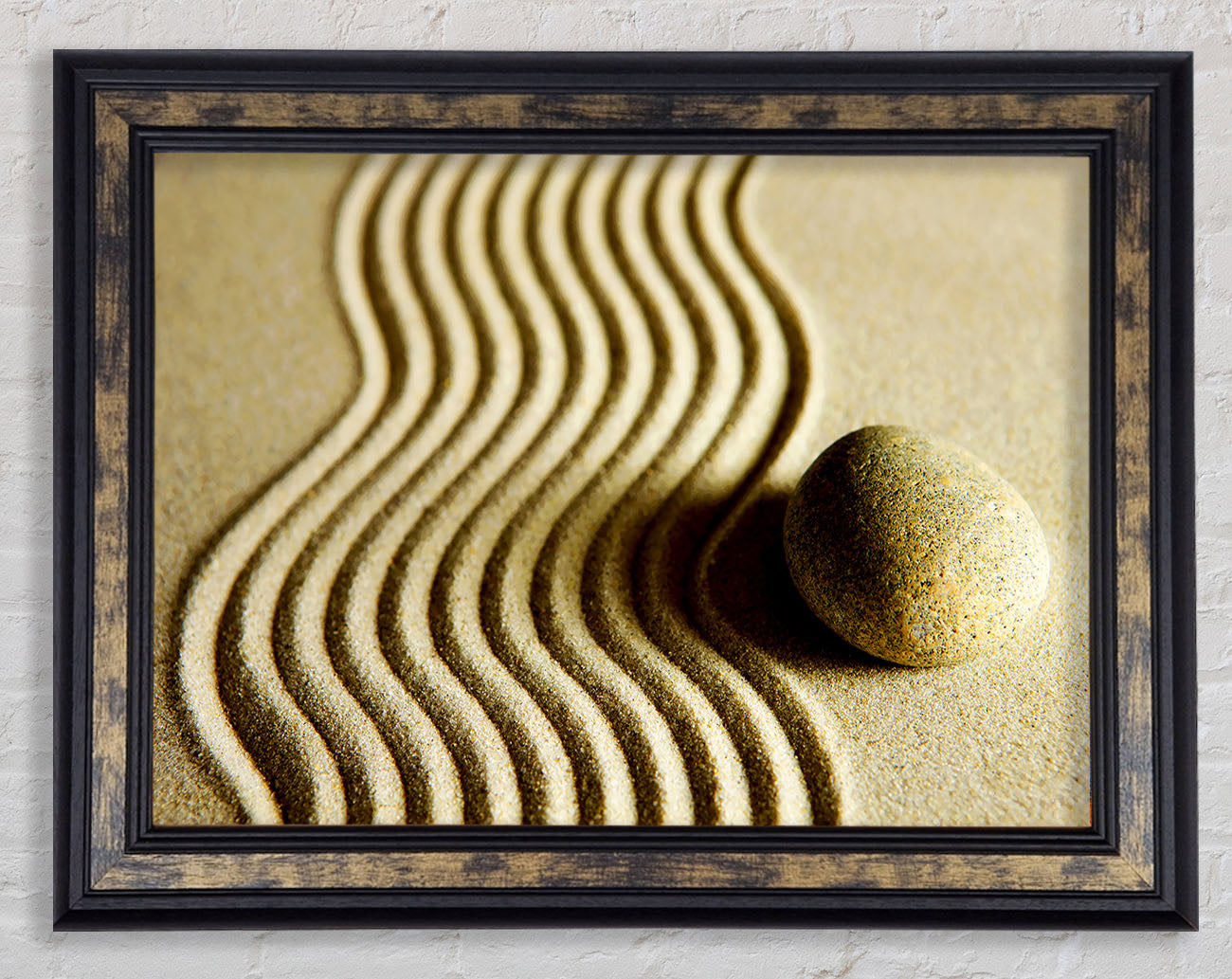 The Perfect Sand Garden Framed Print