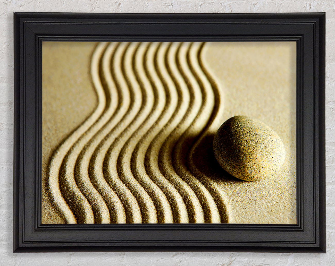 The Perfect Sand Garden Framed Print