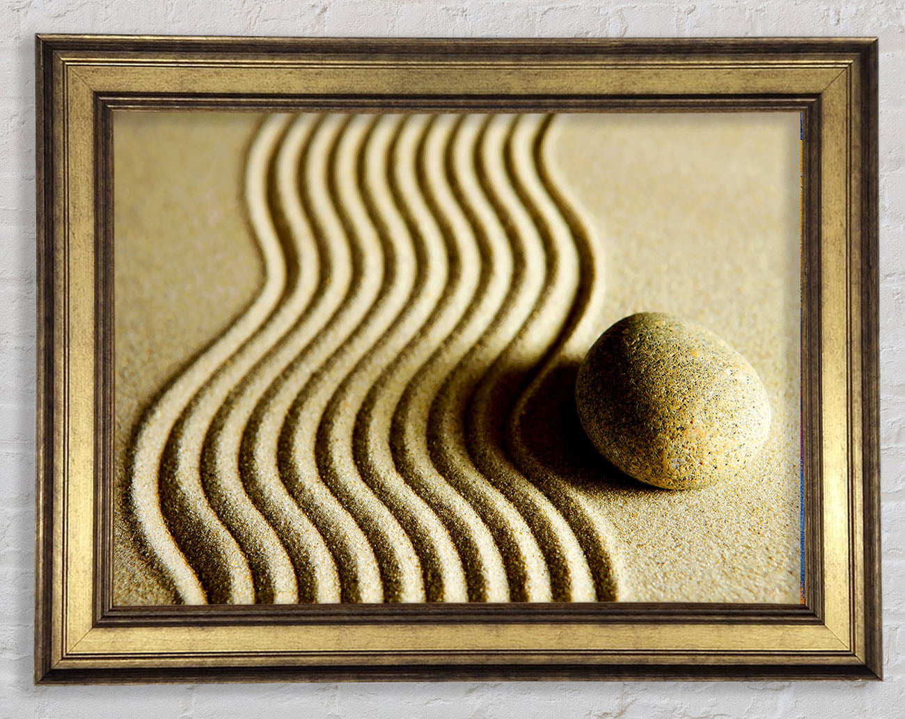 The Perfect Sand Garden Framed Print