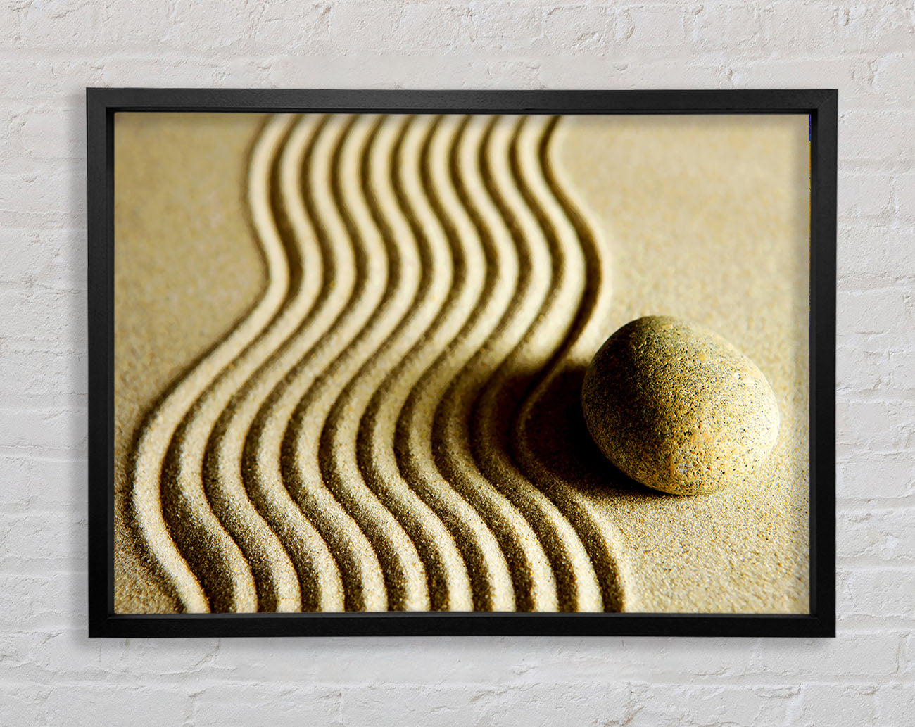 The Perfect Sand Garden Framed Print