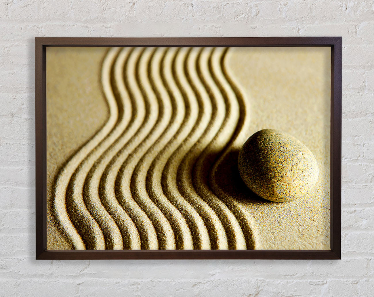 The Perfect Sand Garden Framed Print