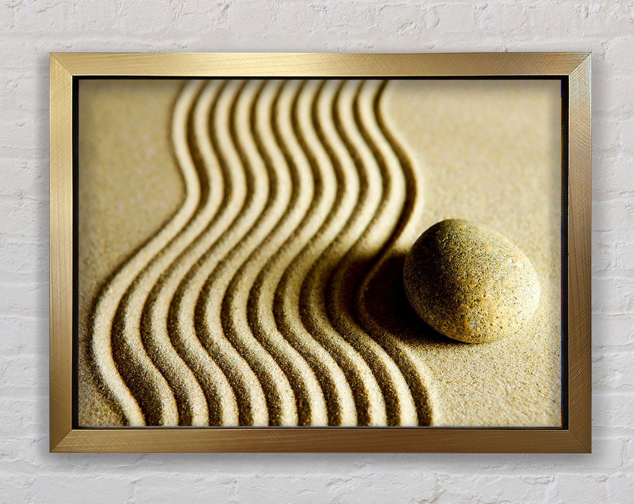 The Perfect Sand Garden Framed Print