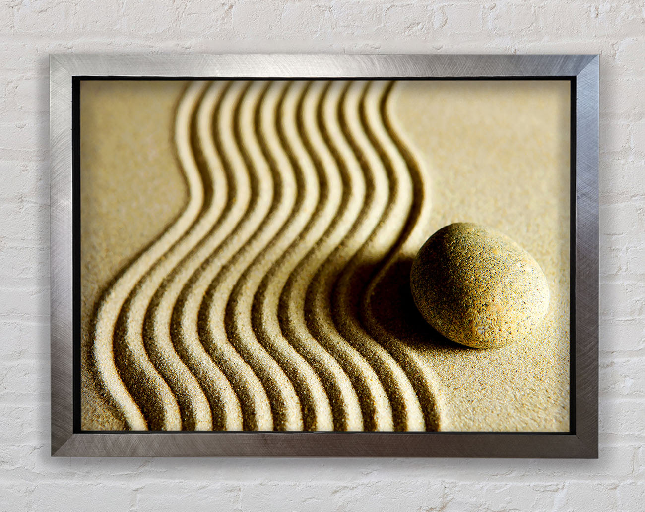 The Perfect Sand Garden Framed Print