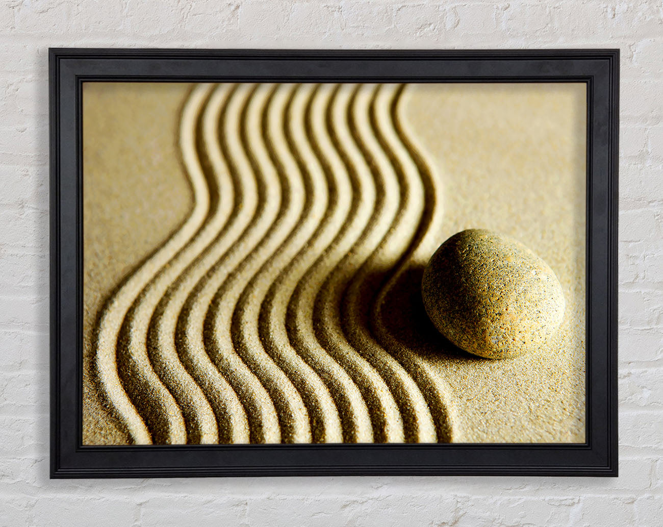 The Perfect Sand Garden Framed Print