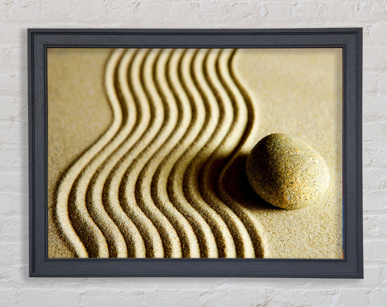 The Perfect Sand Garden Framed Print