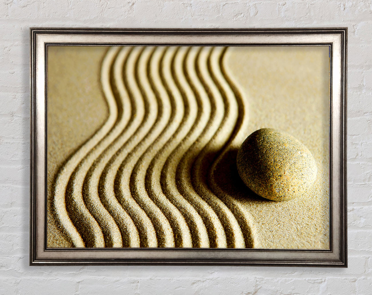 The Perfect Sand Garden Framed Print