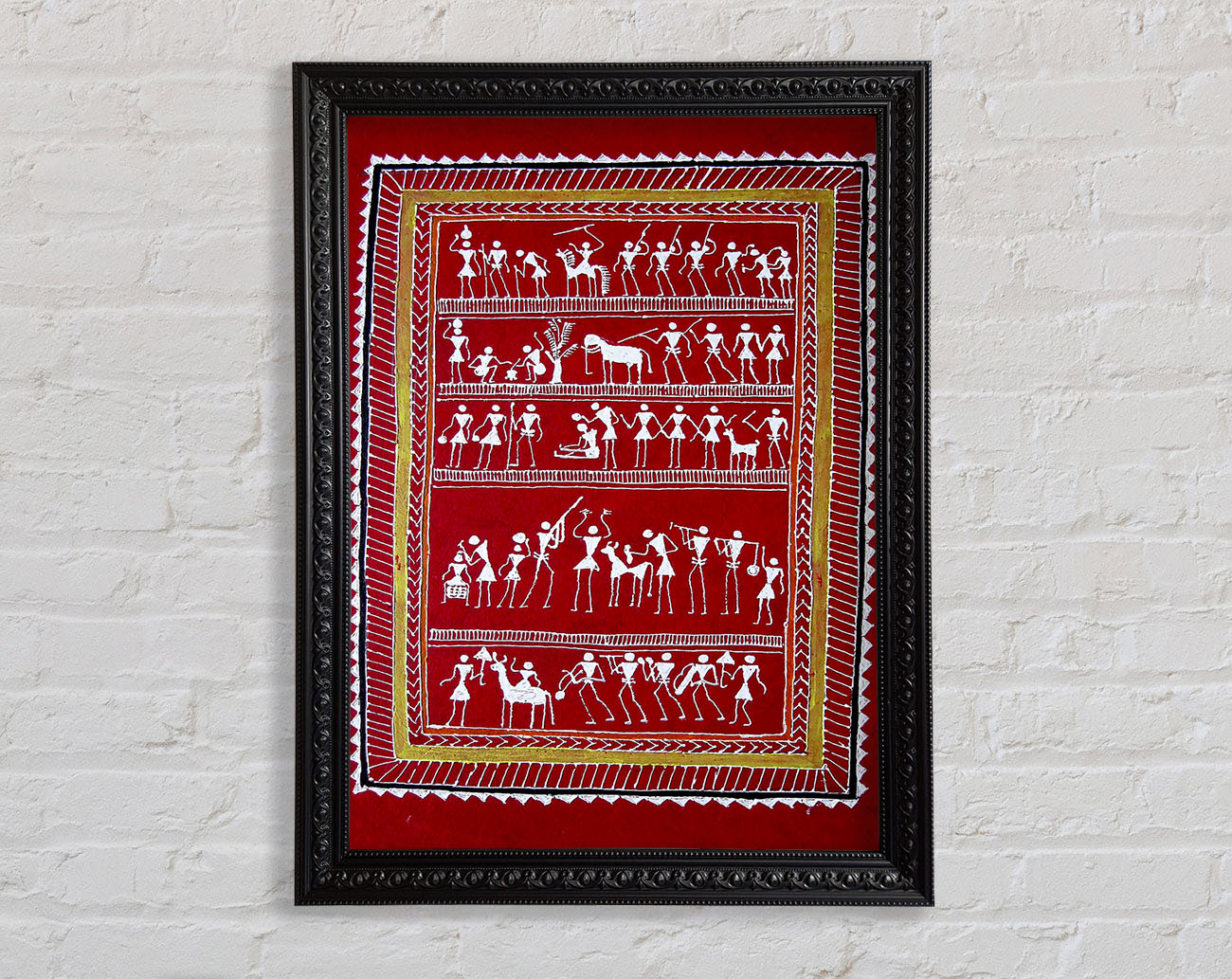 Aboriginal Saura Framed Print