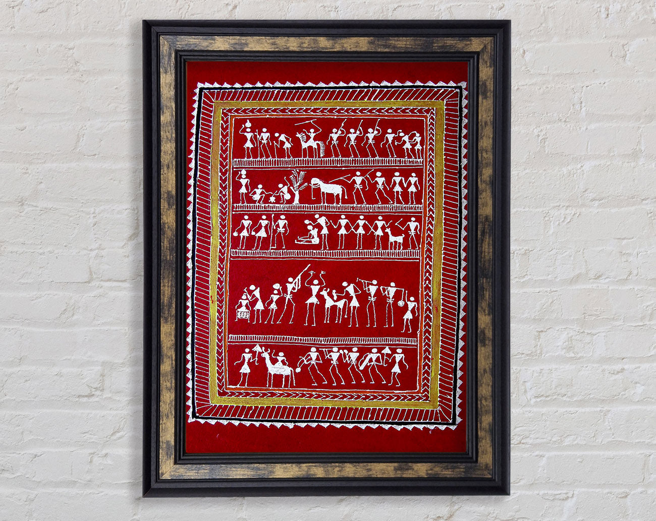 Aboriginal Saura Framed Print