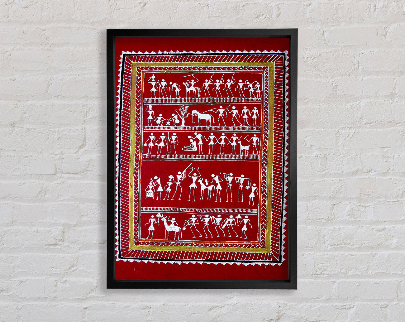 Aboriginal Saura Framed Print