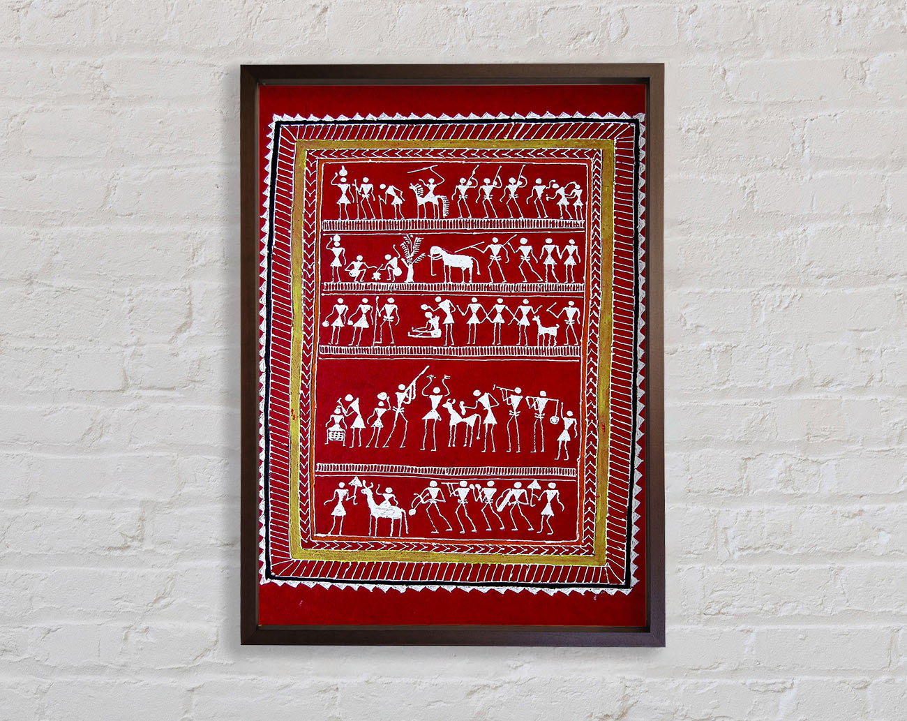 Aboriginal Saura Framed Print