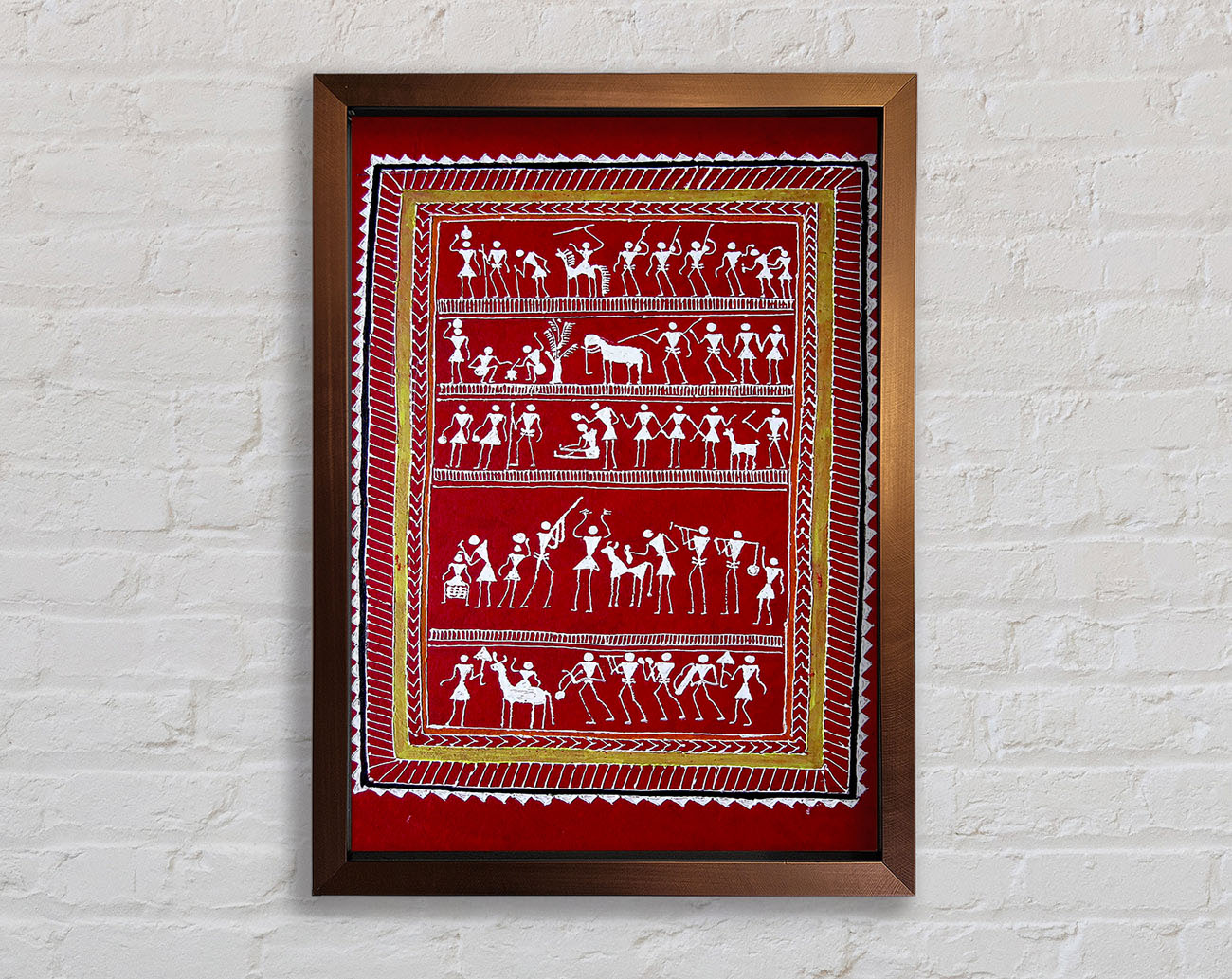 Aboriginal Saura Framed Print