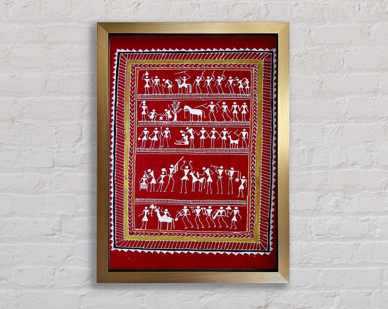 Aboriginal Saura Framed Print
