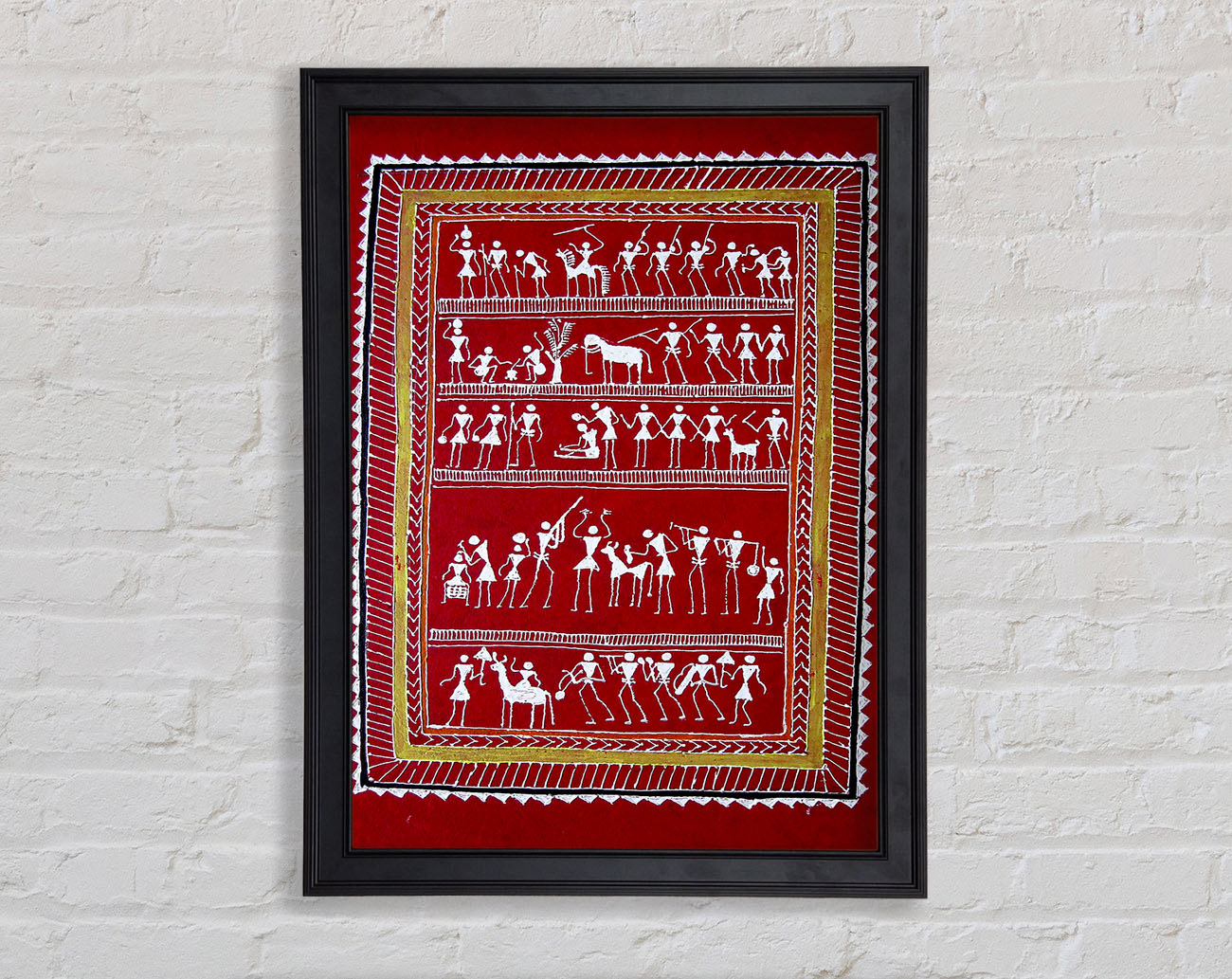 Aboriginal Saura Framed Print