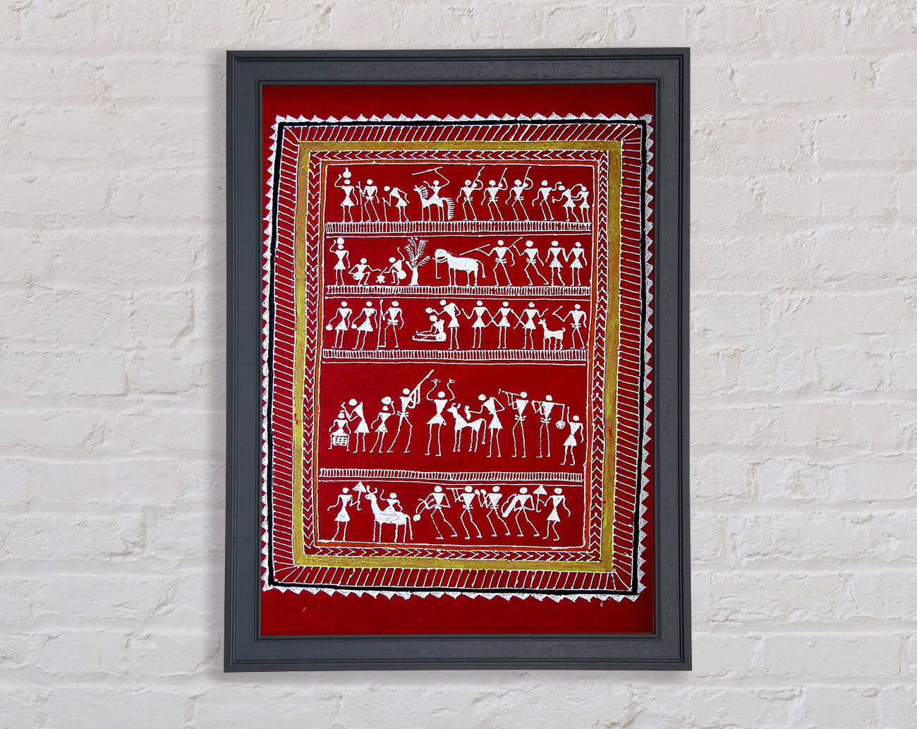 Aboriginal Saura Framed Print
