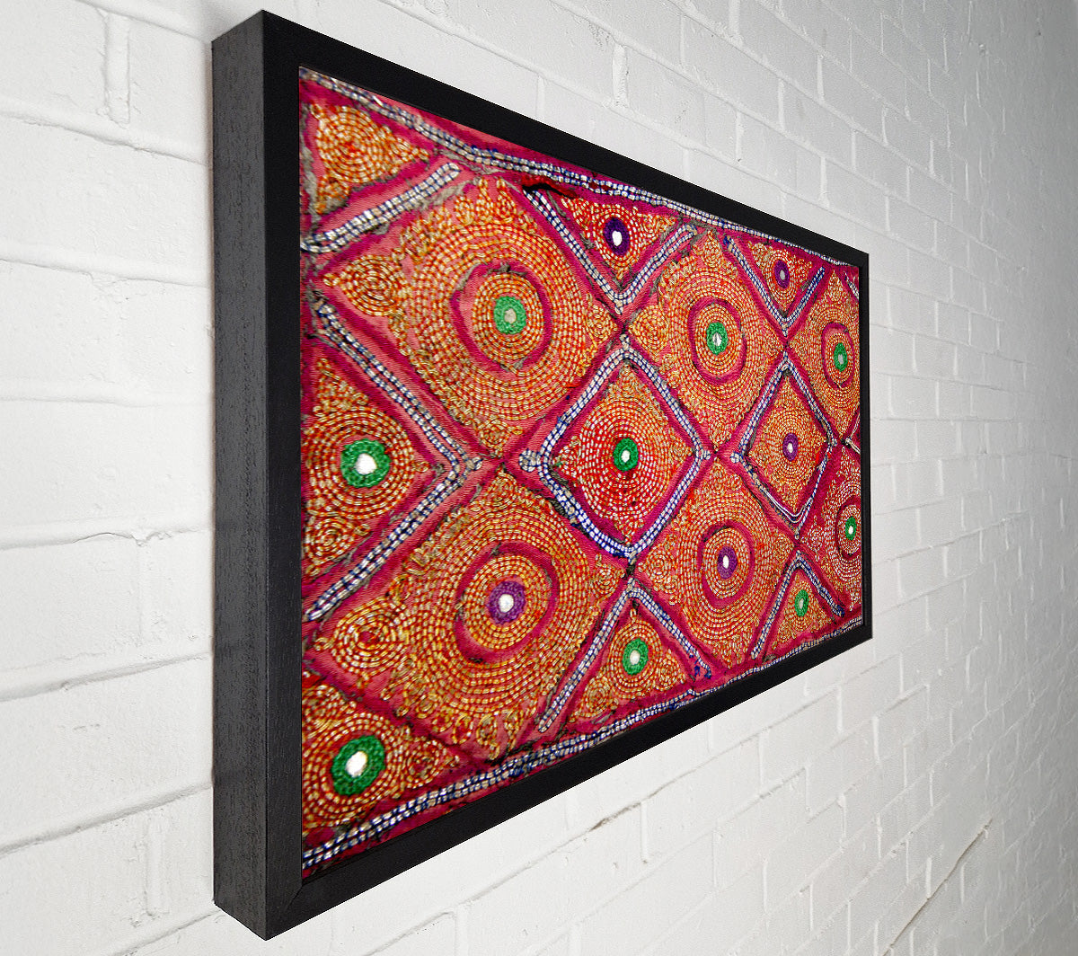 Aboriginal Geometric Shapes Canvas Print
