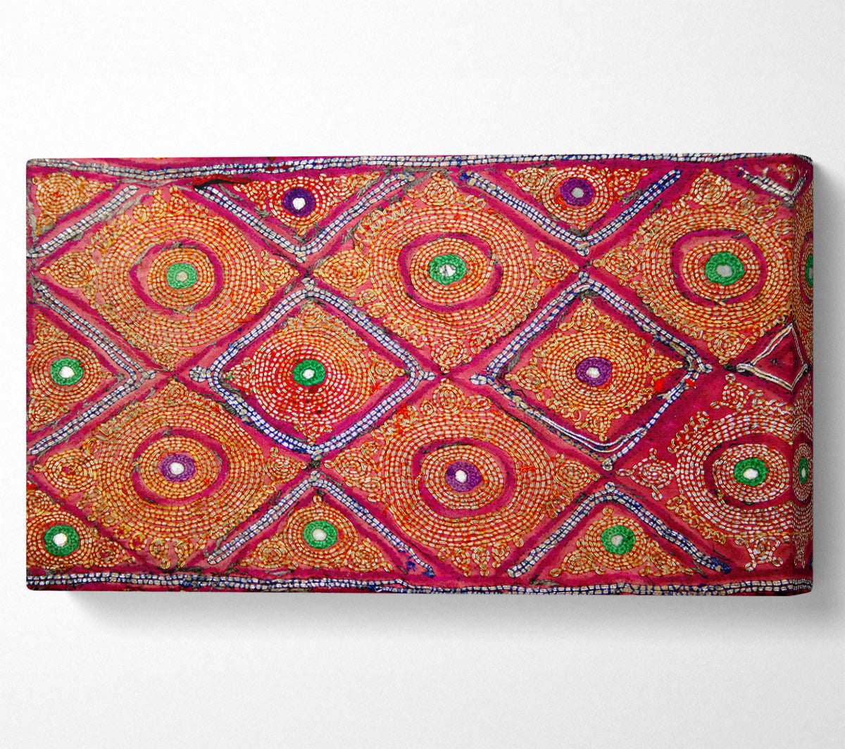 Aboriginal Geometric Shapes Canvas Print