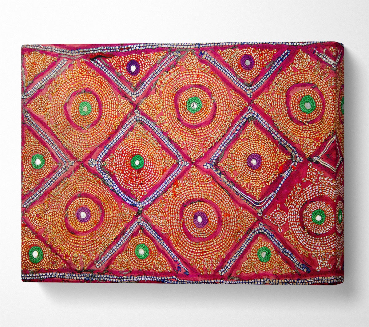Aboriginal Geometric Shapes Canvas Print