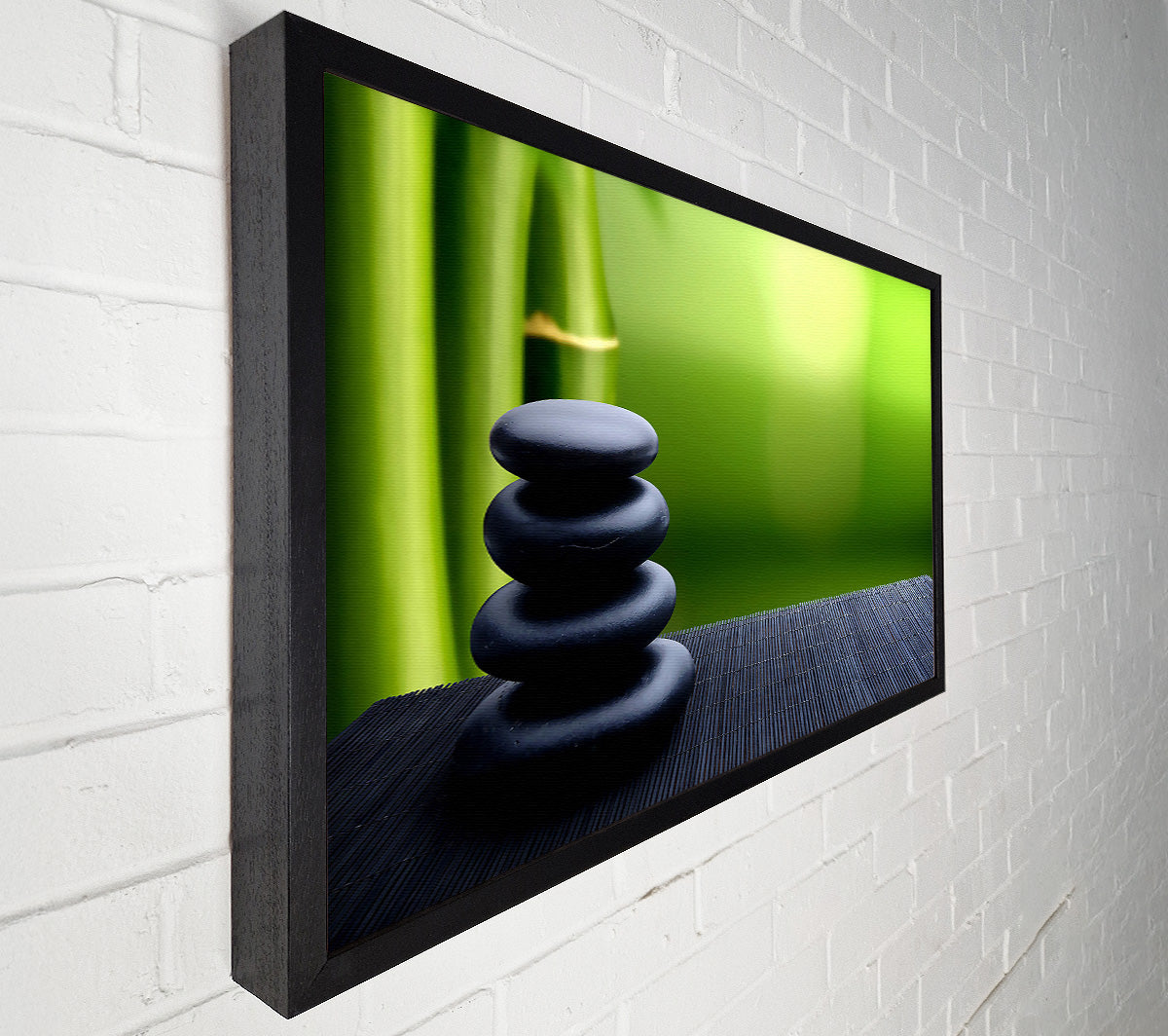 Zen Stones Background Canvas Wall Art