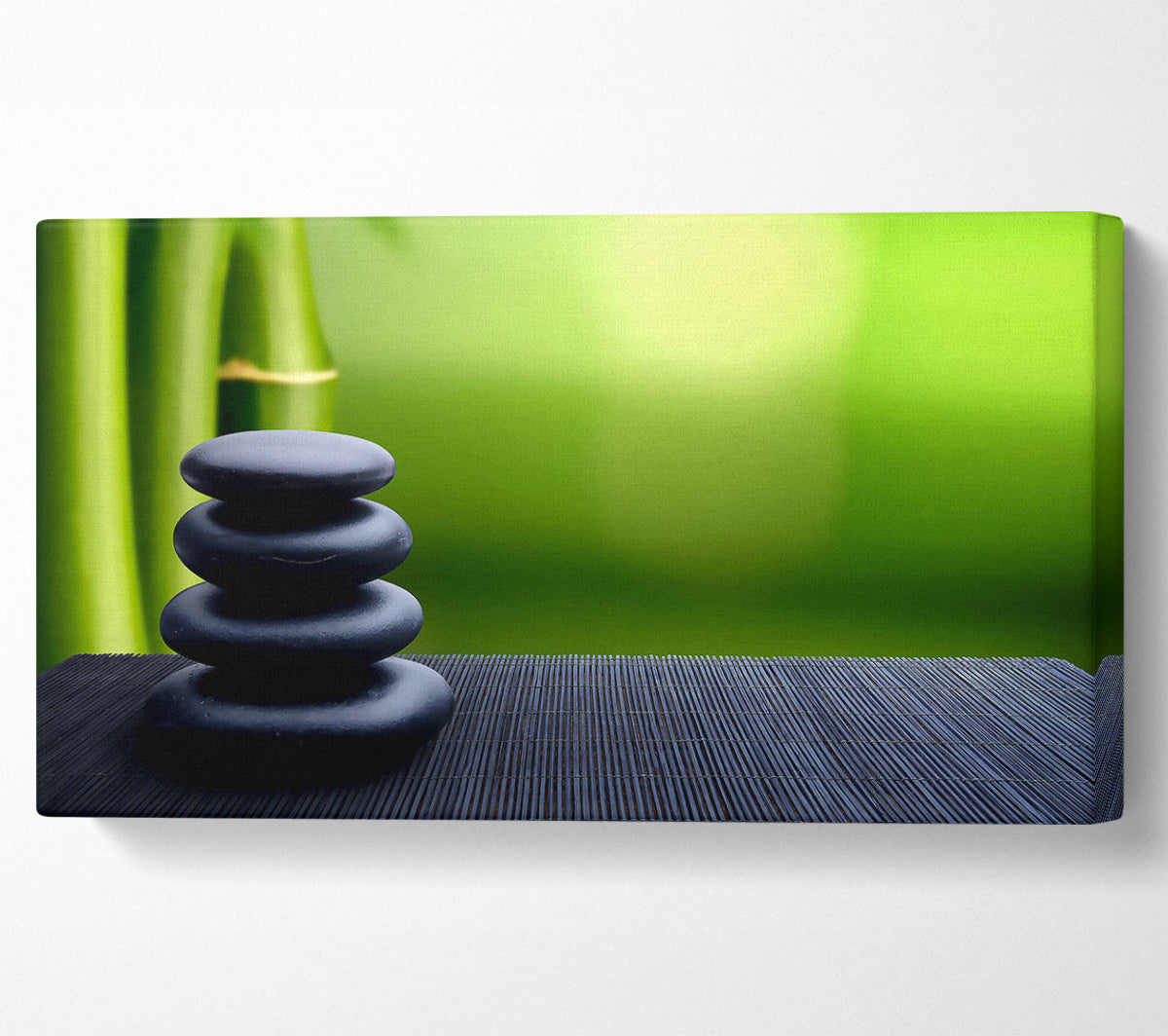 Zen Stones Background Canvas Wall Art