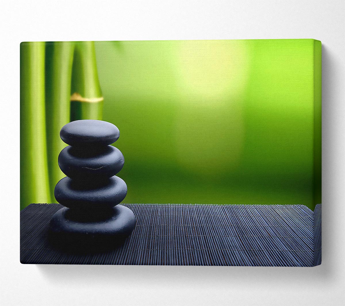 Zen Stones Background Canvas Wall Art