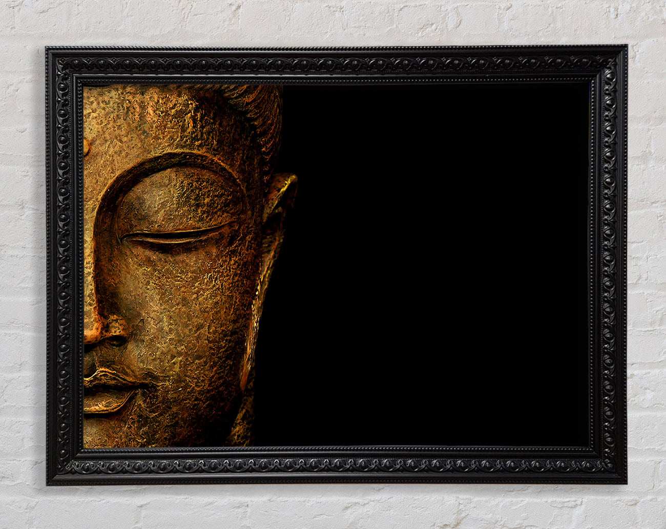 Buddha Profile Framed Print