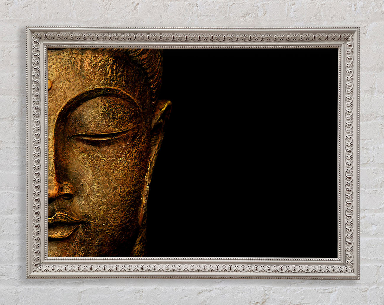 Buddha Profile Framed Print