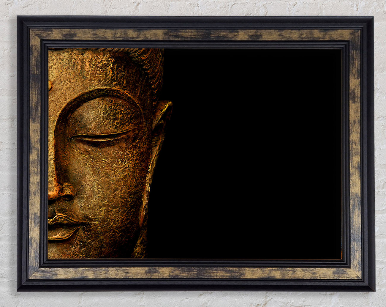 Buddha Profile Framed Print