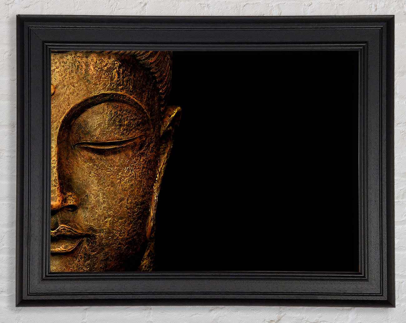 Buddha Profile Framed Print