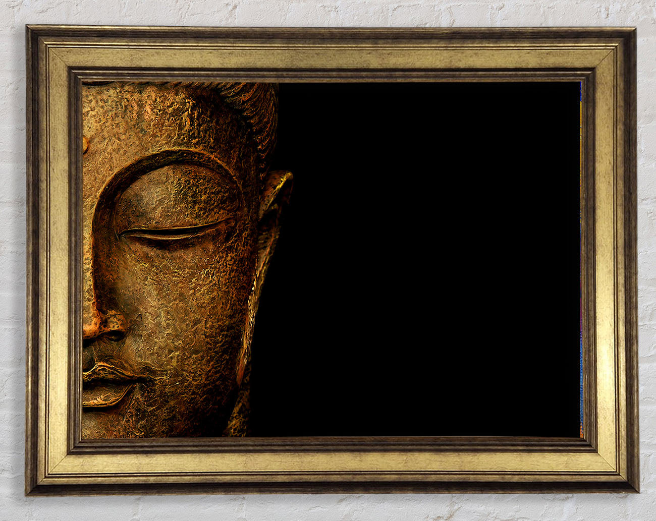 Buddha Profile Framed Print