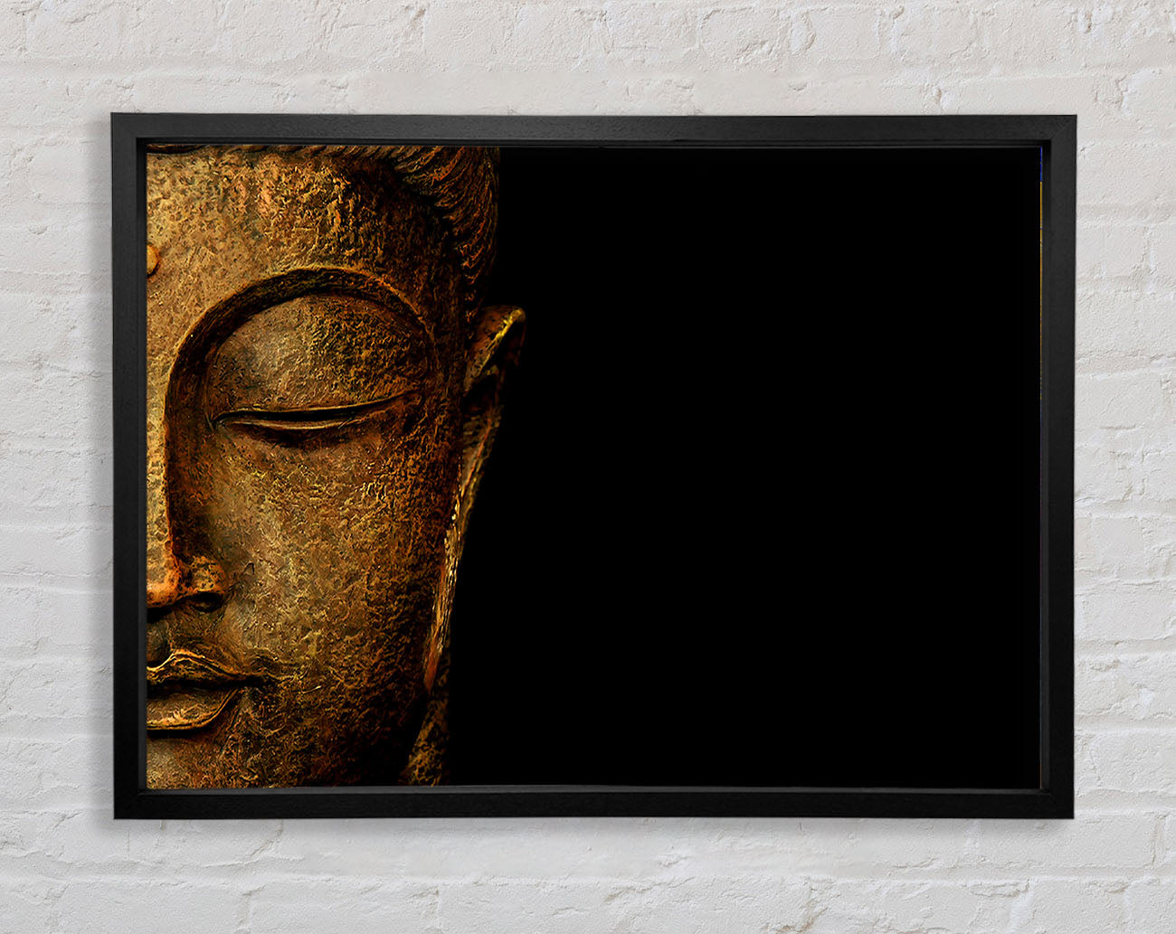 Buddha Profile Framed Print