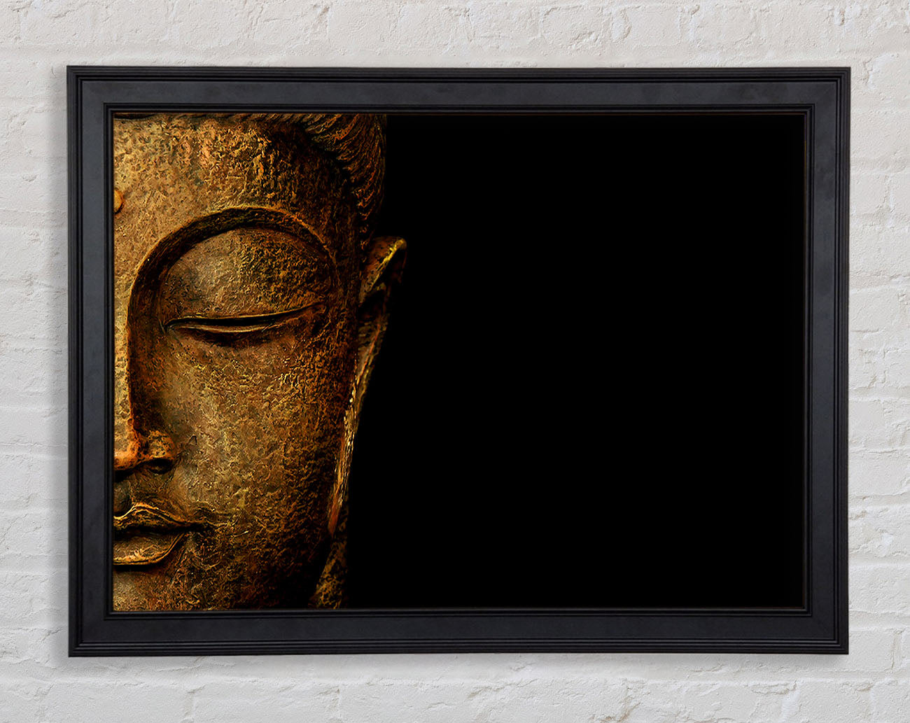 Buddha Profile Framed Print