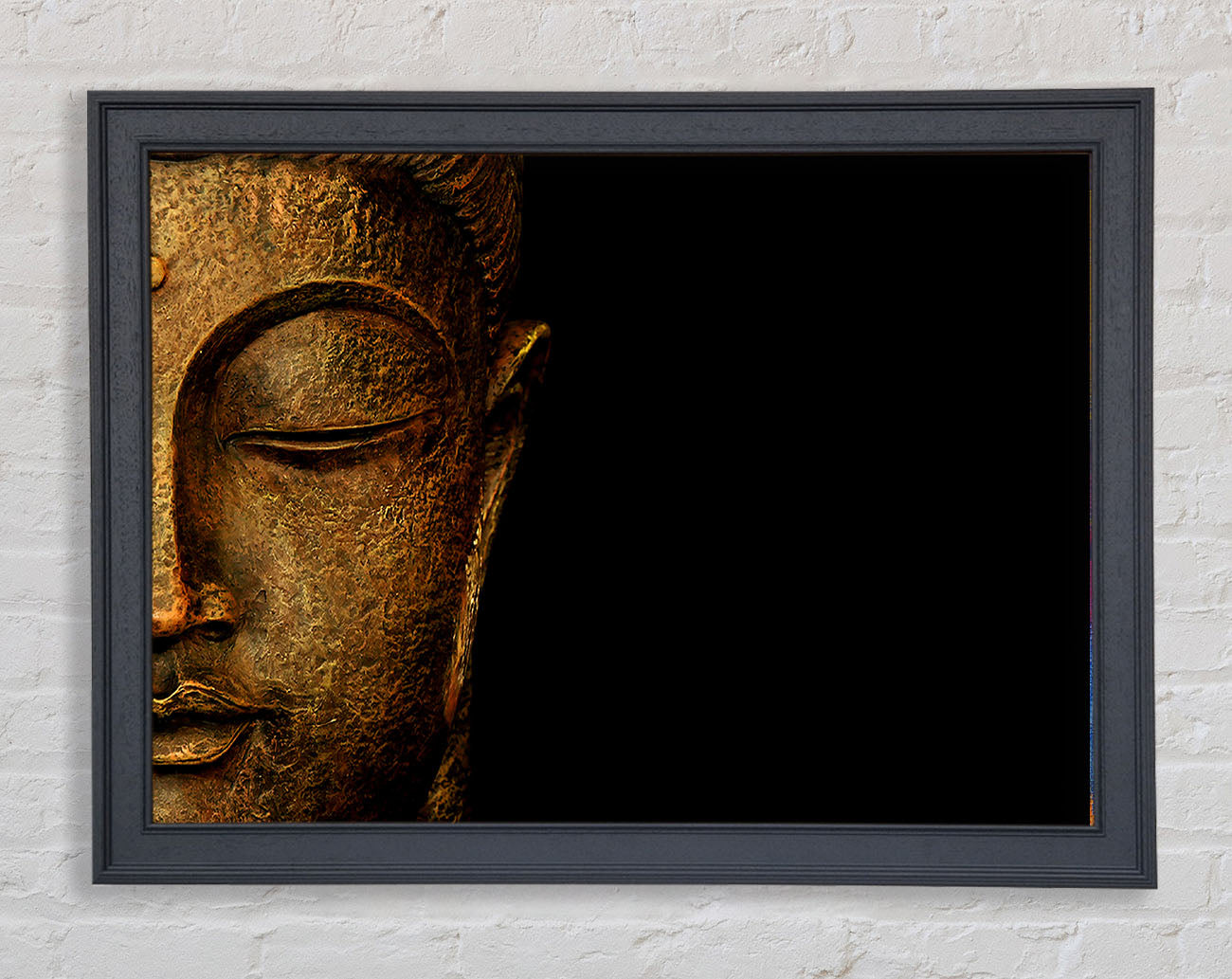 Buddha Profile Framed Print
