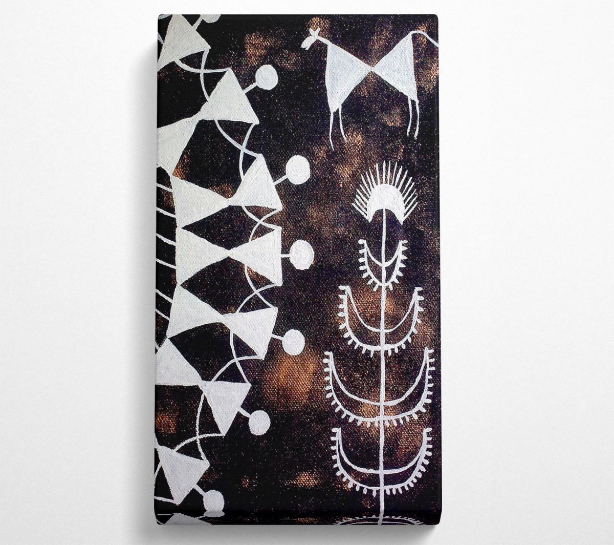 Aboriginal Warli Tarpa Dance Canvas Art