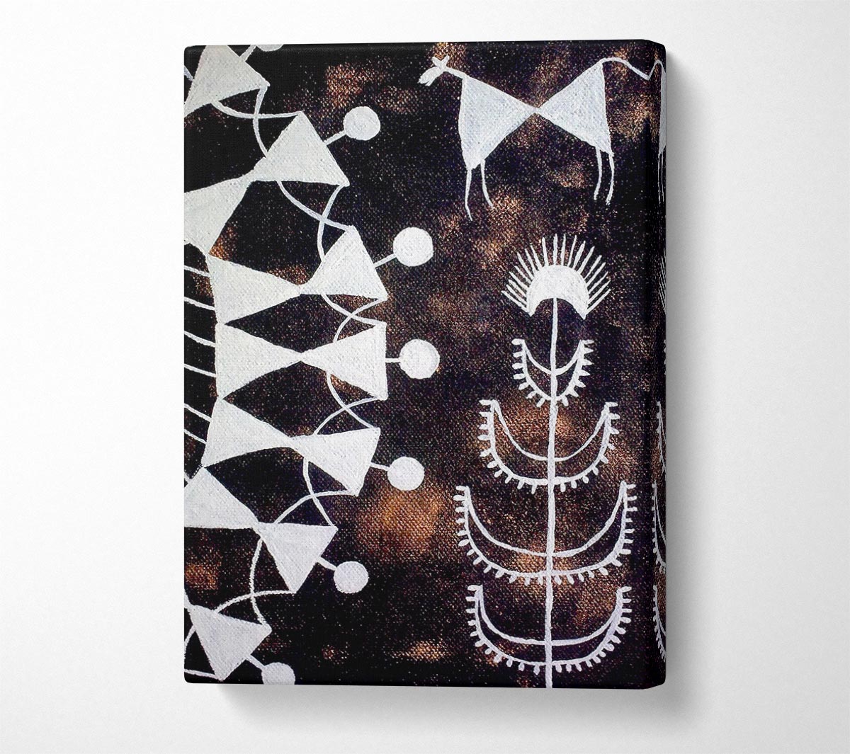 Aboriginal Warli Tarpa Dance Canvas Art
