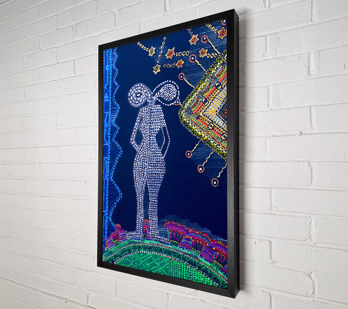 Aboriginal Twin Flame Canvas Art