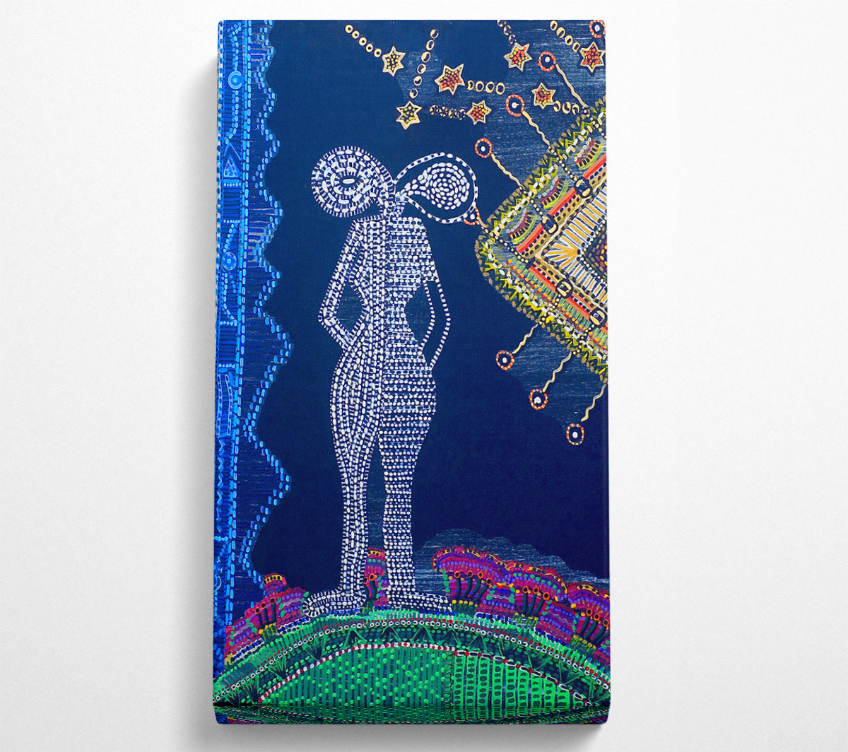 Aboriginal Twin Flame Canvas Art