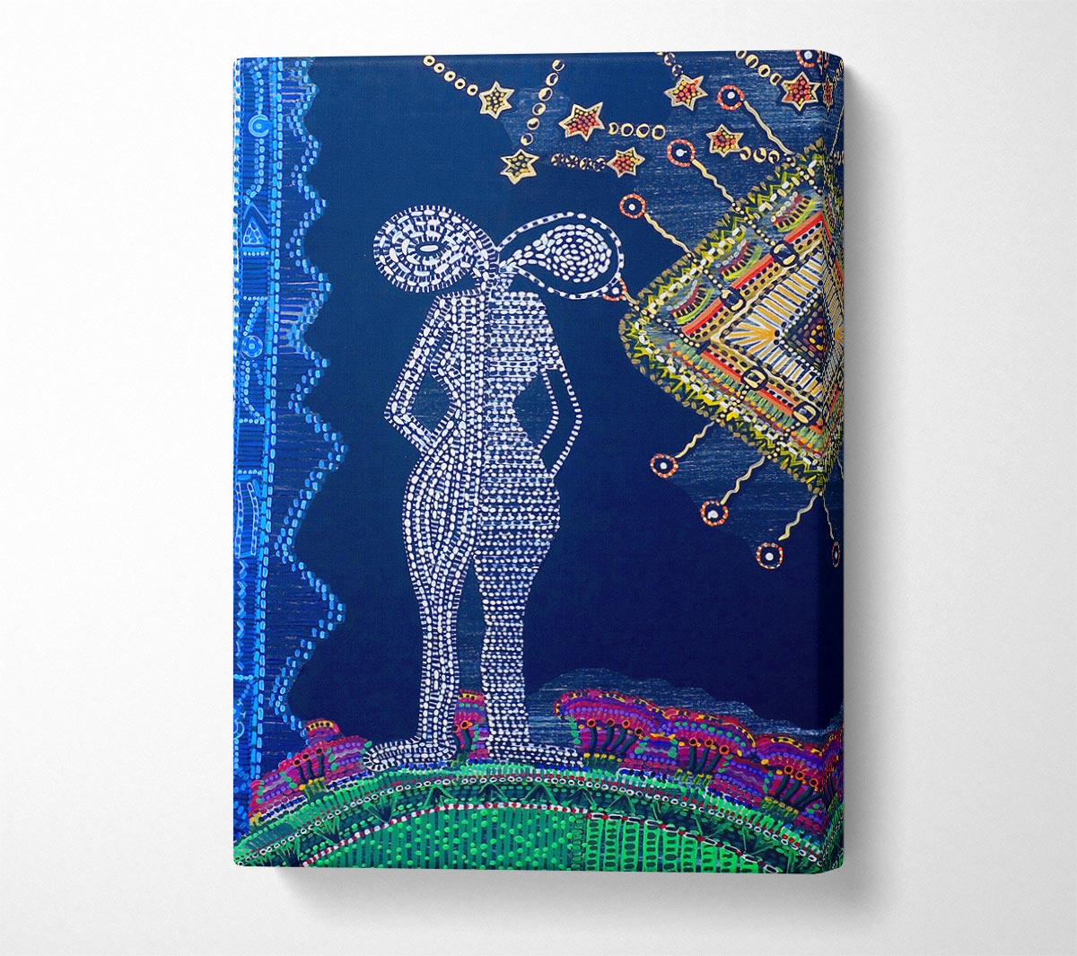 Aboriginal Twin Flame Canvas Art