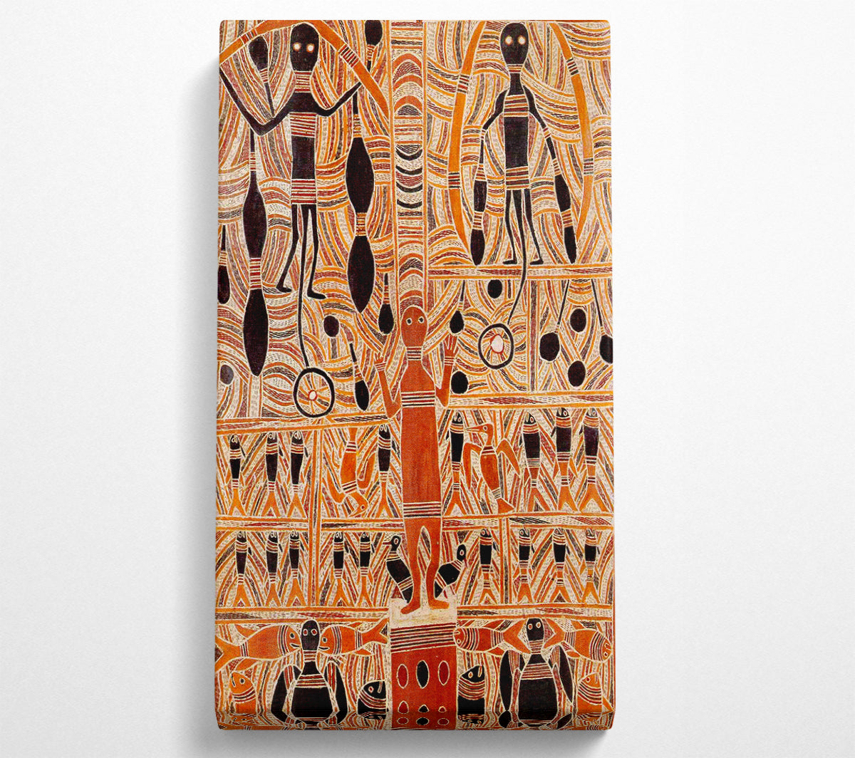 Aboriginal Marika Mathaman Canvas Print