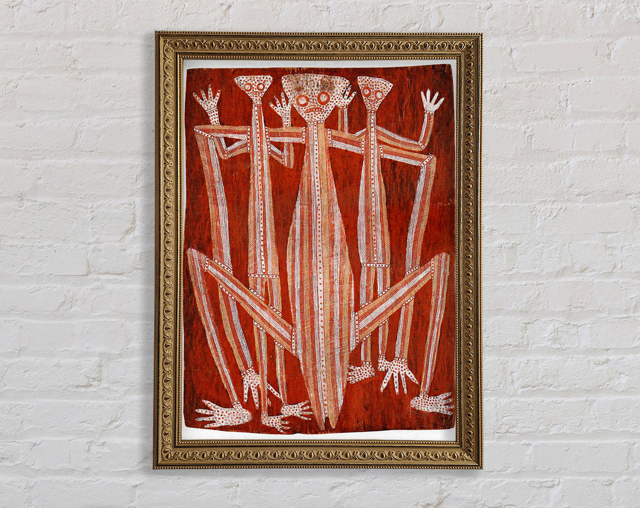 Aboriginal Kubarkku Framed Print