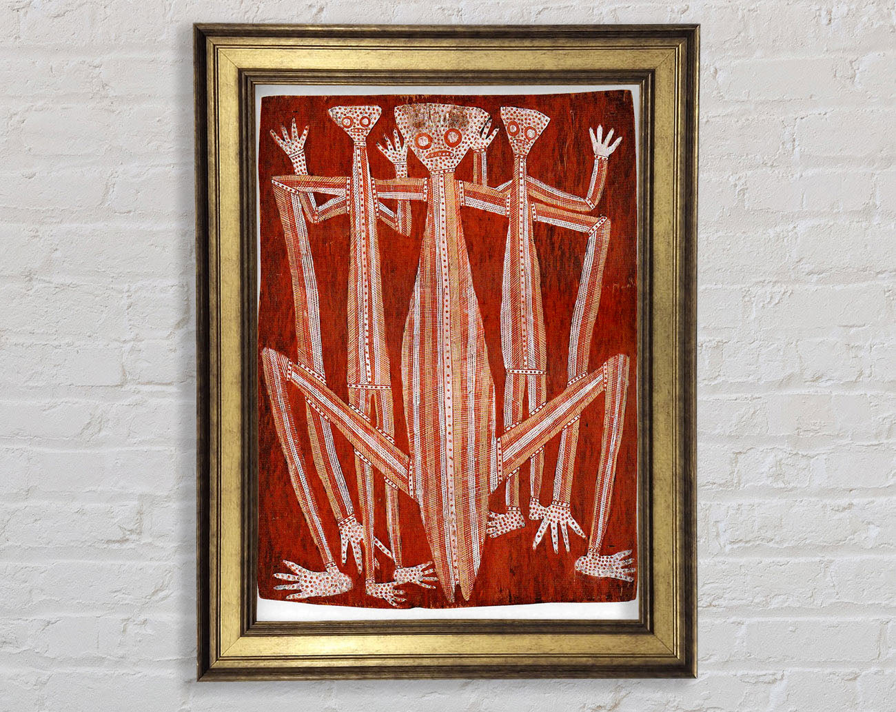 Aboriginal Kubarkku Framed Print