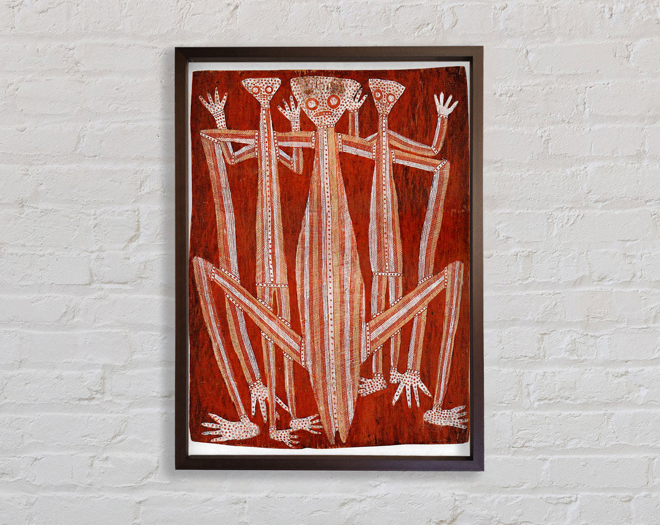 Aboriginal Kubarkku Framed Print