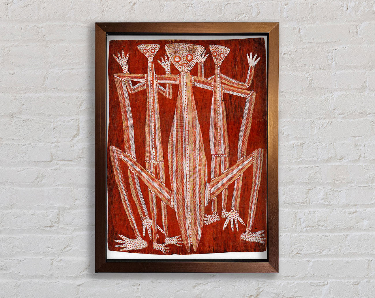 Aboriginal Kubarkku Framed Print