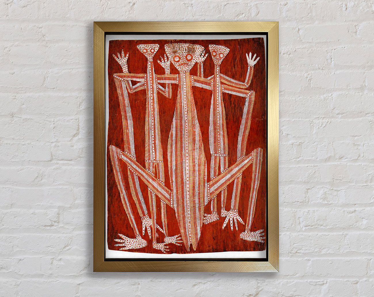 Aboriginal Kubarkku Framed Print