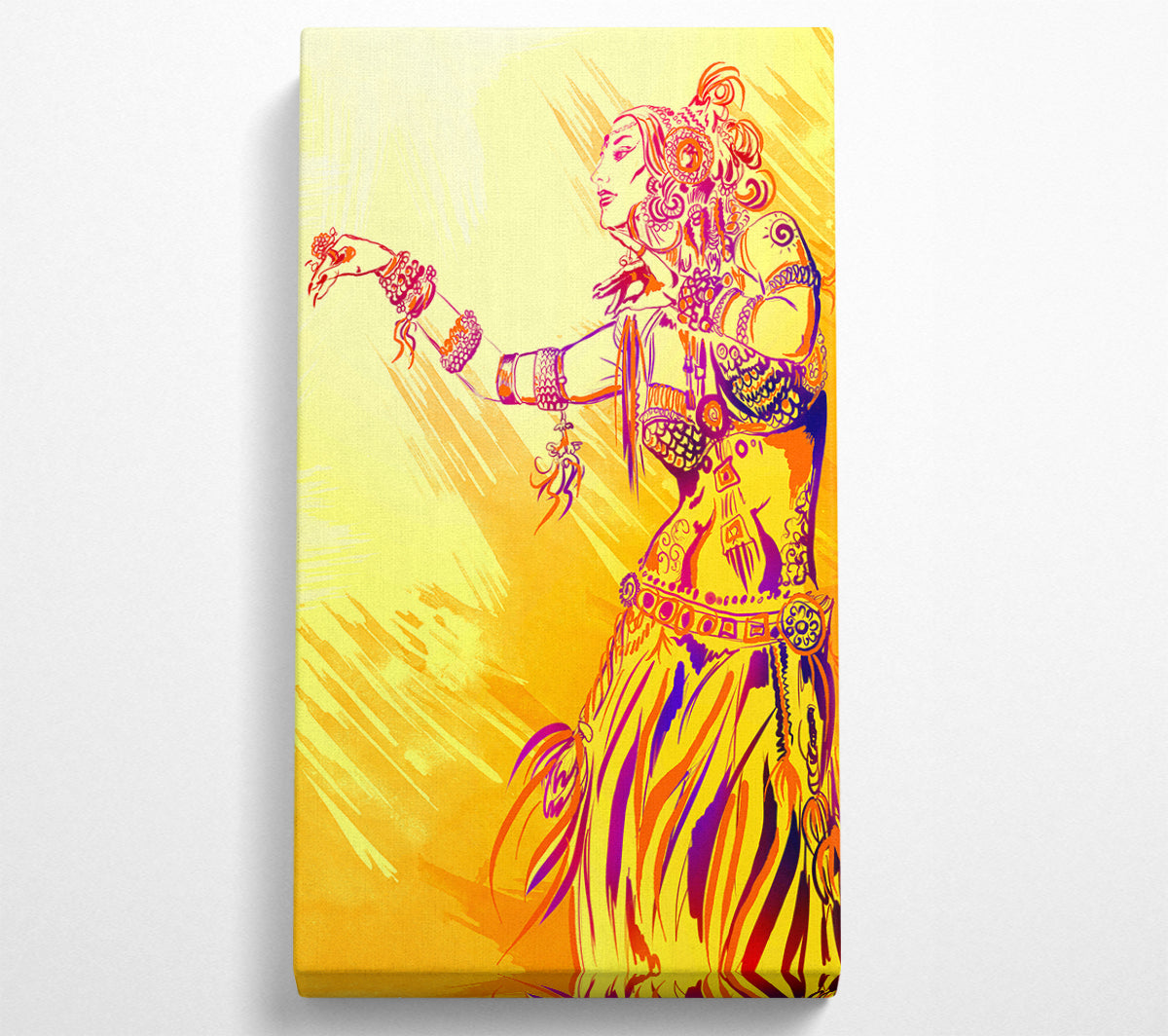 Tribal Fusion Yanarada Canvas Wall Art